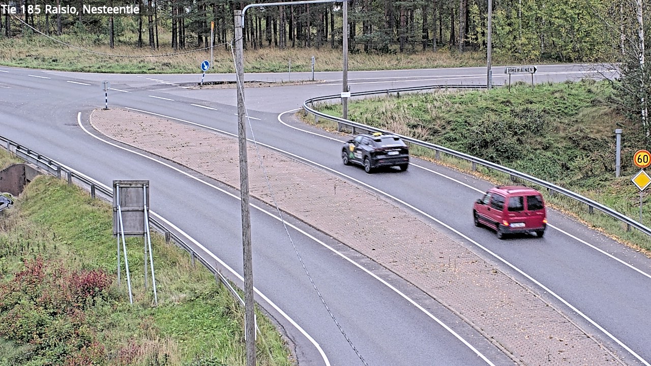 Weather Camera Image Väg 185 Raisio, Nesteentie, Raisio, Varsinais-Suomi