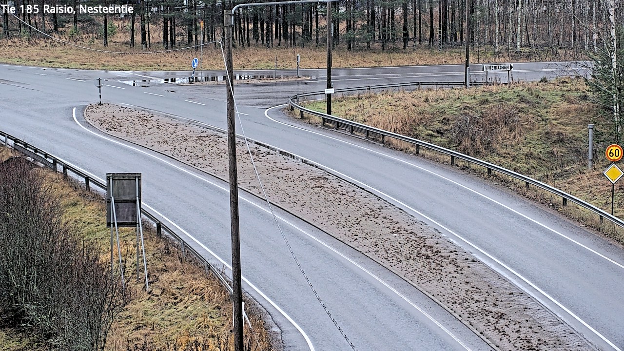 Weather Camera Image Väg 185 Raisio, Nesteentie, Raisio, Varsinais-Suomi
