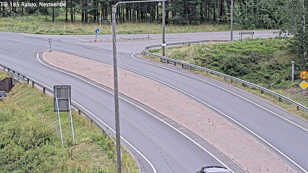 Weather Camera Image Väg 185 Raisio, Nesteentie, Raisio, Varsinais-Suomi