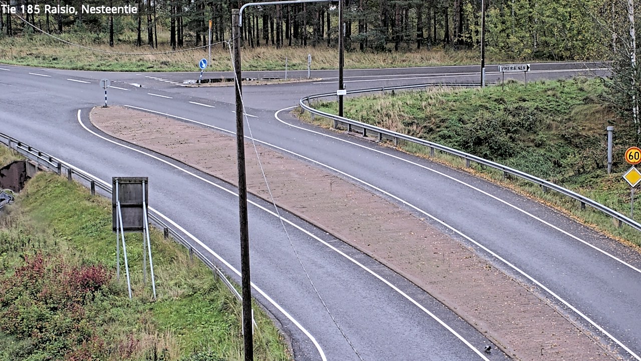 Weather Camera Image Väg 185 Raisio, Nesteentie, Raisio, Varsinais-Suomi