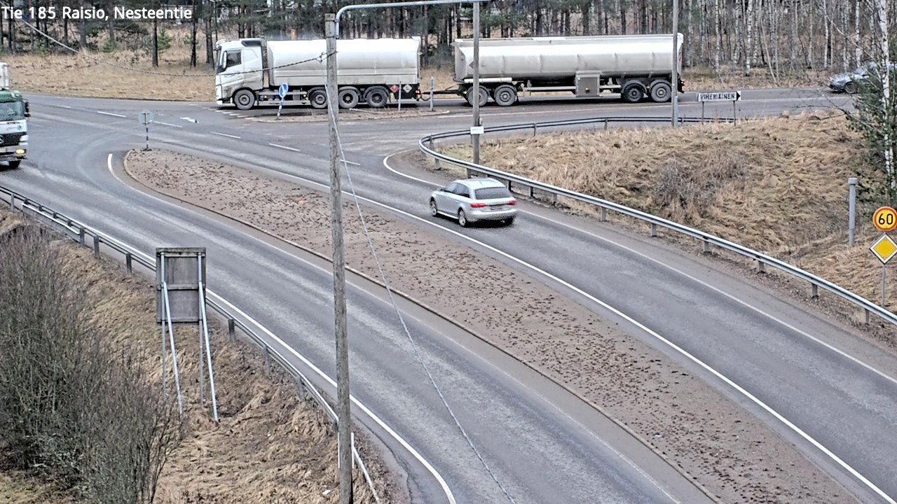 Weather Camera Image Väg 185 Raisio, Nesteentie, Raisio, Varsinais-Suomi