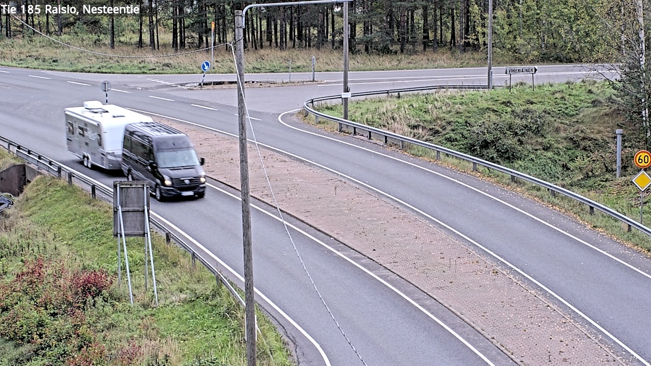 Weather Camera Image Väg 185 Raisio, Nesteentie, Raisio, Varsinais-Suomi