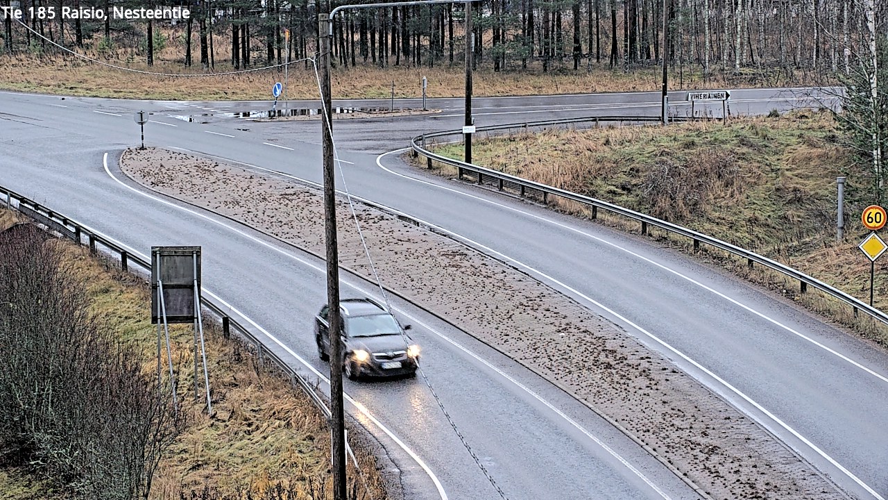 Weather Camera Image Väg 185 Raisio, Nesteentie, Raisio, Varsinais-Suomi