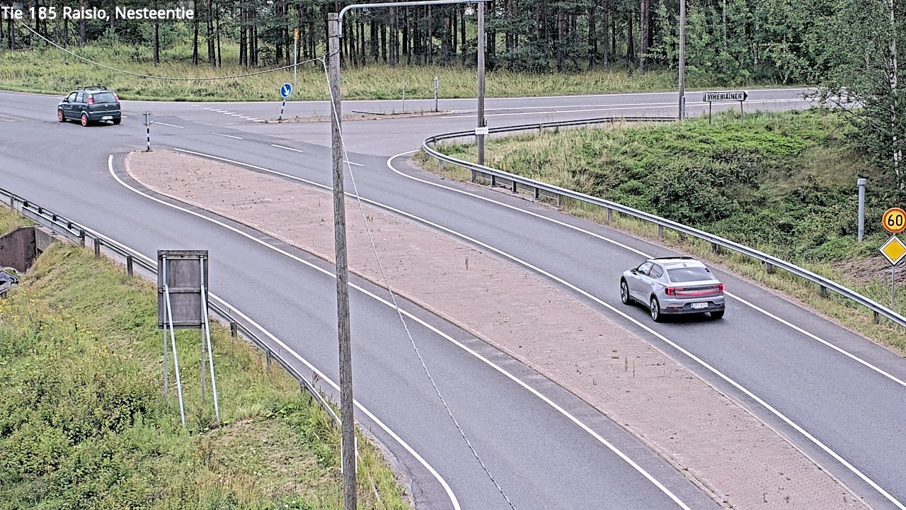 Weather Camera Image Väg 185 Raisio, Nesteentie, Raisio, Varsinais-Suomi