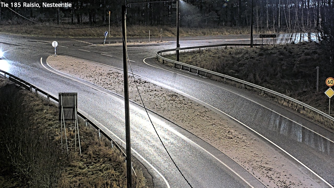 Weather Camera Image Väg 185 Raisio, Nesteentie, Raisio, Varsinais-Suomi