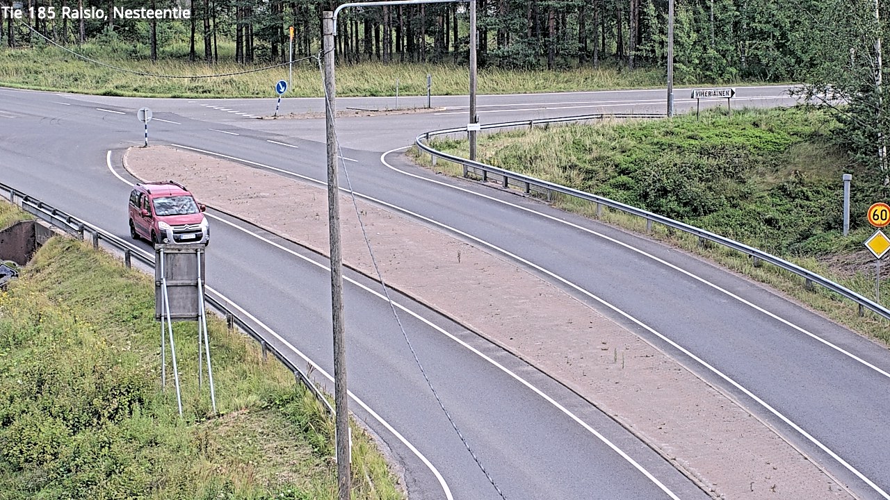 Weather Camera Image Väg 185 Raisio, Nesteentie, Raisio, Varsinais-Suomi