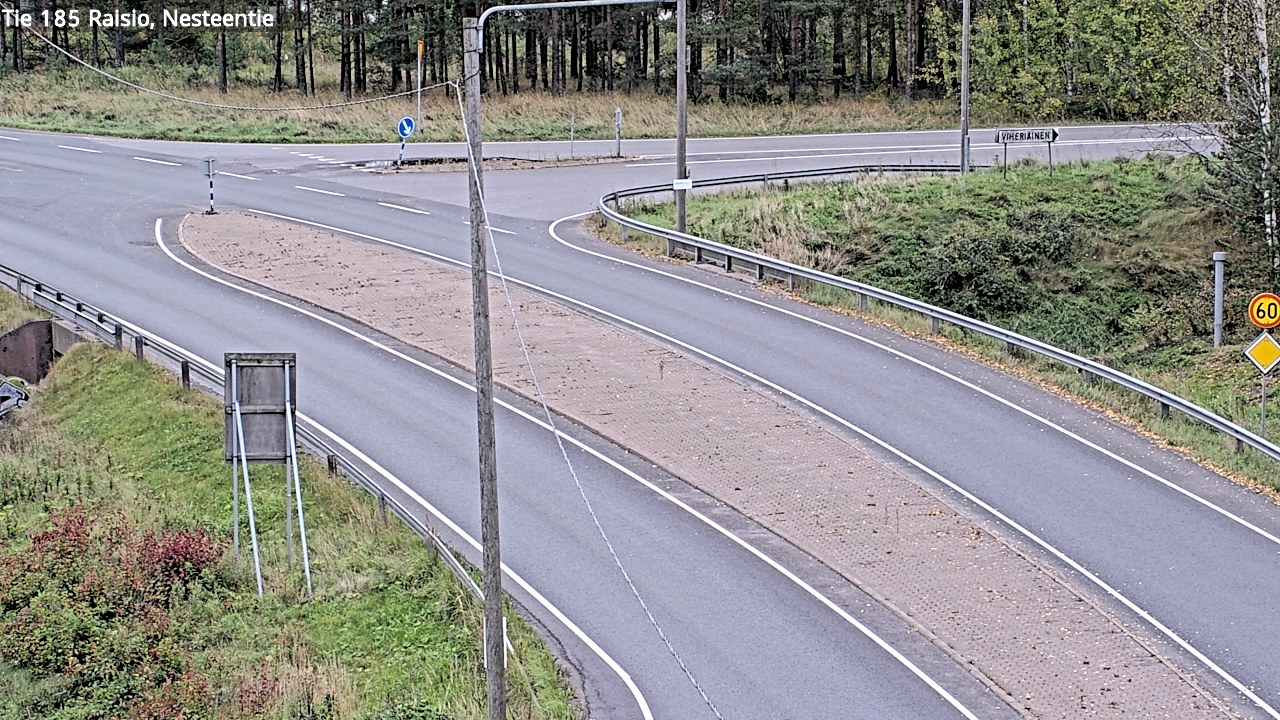 Weather Camera Image Väg 185 Raisio, Nesteentie, Raisio, Varsinais-Suomi