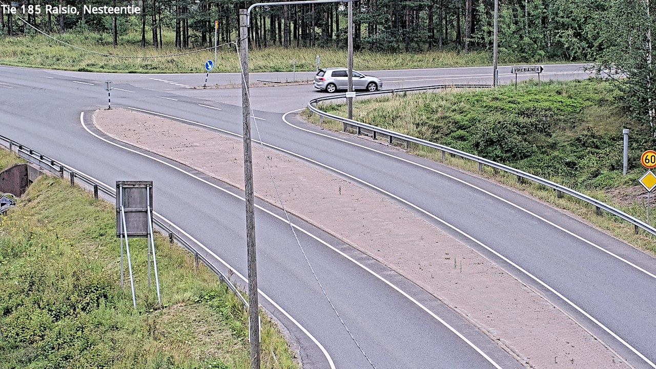 Weather Camera Image Väg 185 Raisio, Nesteentie, Raisio, Varsinais-Suomi