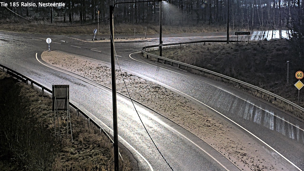 Weather Camera Image Väg 185 Raisio, Nesteentie, Raisio, Varsinais-Suomi
