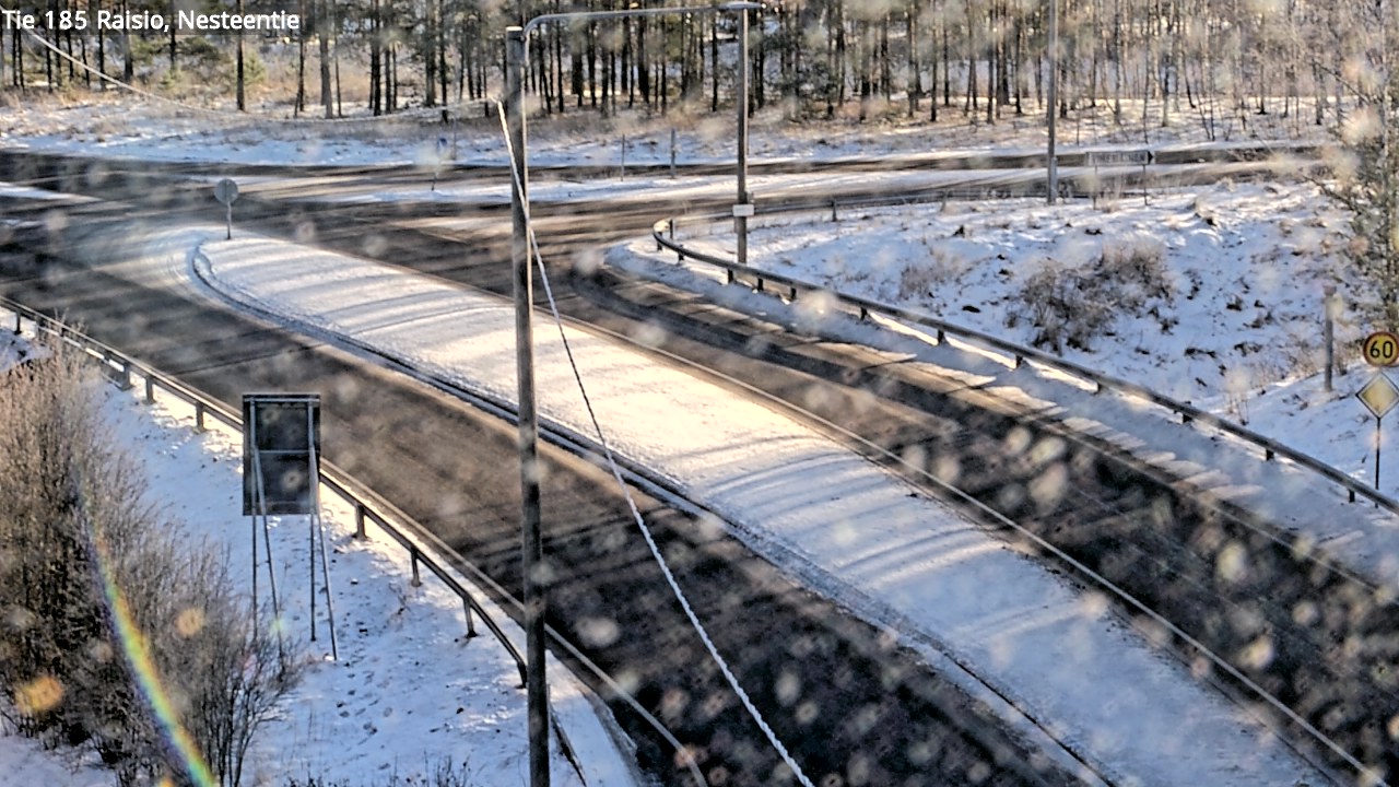 Weather Camera Image Road 185 Raisio, Nesteentie, Raisio, Varsinais-Suomi