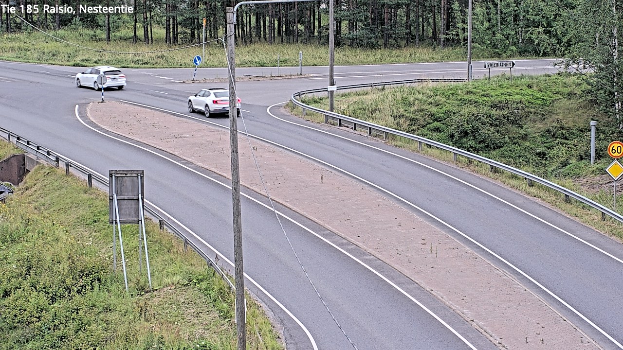 Weather Camera Image Väg 185 Raisio, Nesteentie, Raisio, Varsinais-Suomi