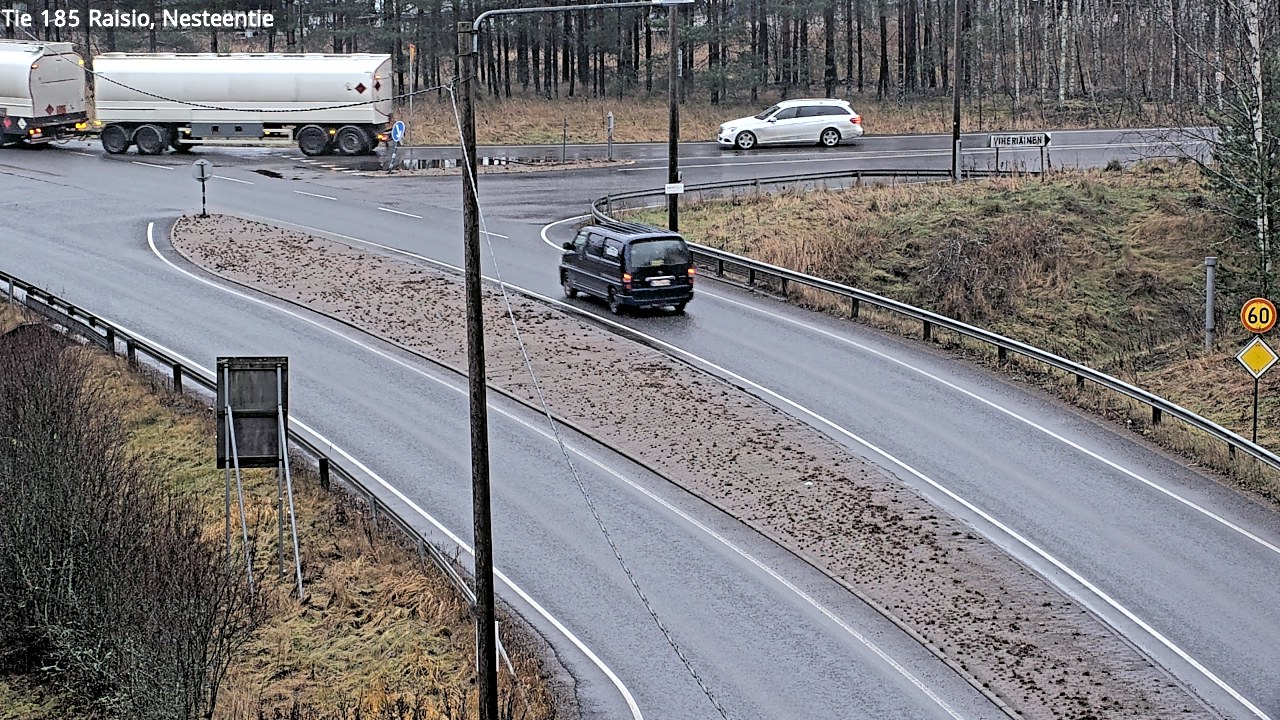 Weather Camera Image Väg 185 Raisio, Nesteentie, Raisio, Varsinais-Suomi