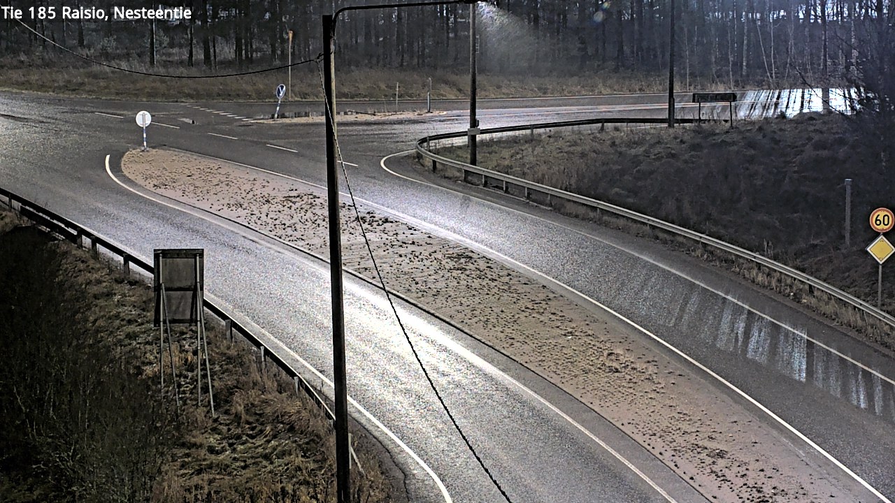 Weather Camera Image Väg 185 Raisio, Nesteentie, Raisio, Varsinais-Suomi