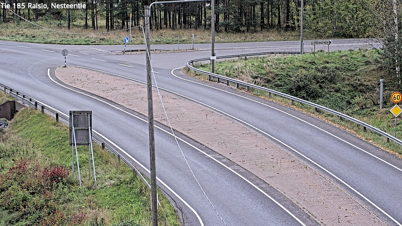 Weather Camera Image Väg 185 Raisio, Nesteentie, Raisio, Varsinais-Suomi