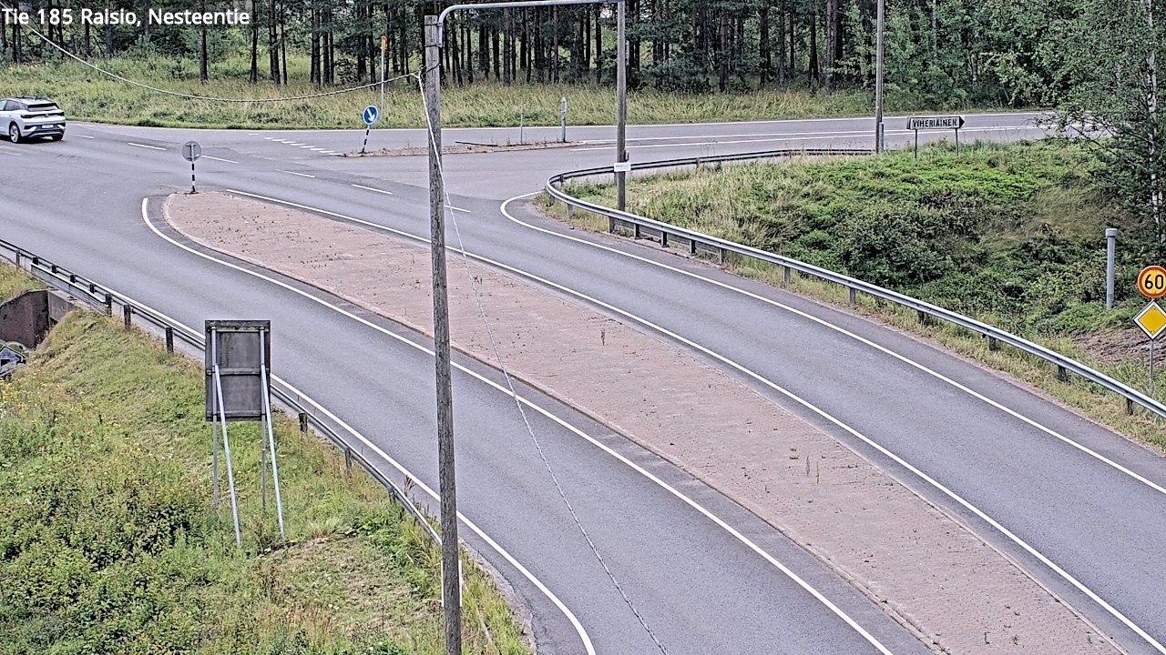 Weather Camera Image Road 185 Raisio, Nesteentie, Raisio, Varsinais-Suomi