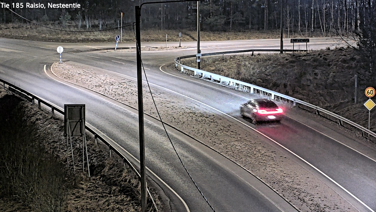 Weather Camera Image Road 185 Raisio, Nesteentie, Raisio, Varsinais-Suomi