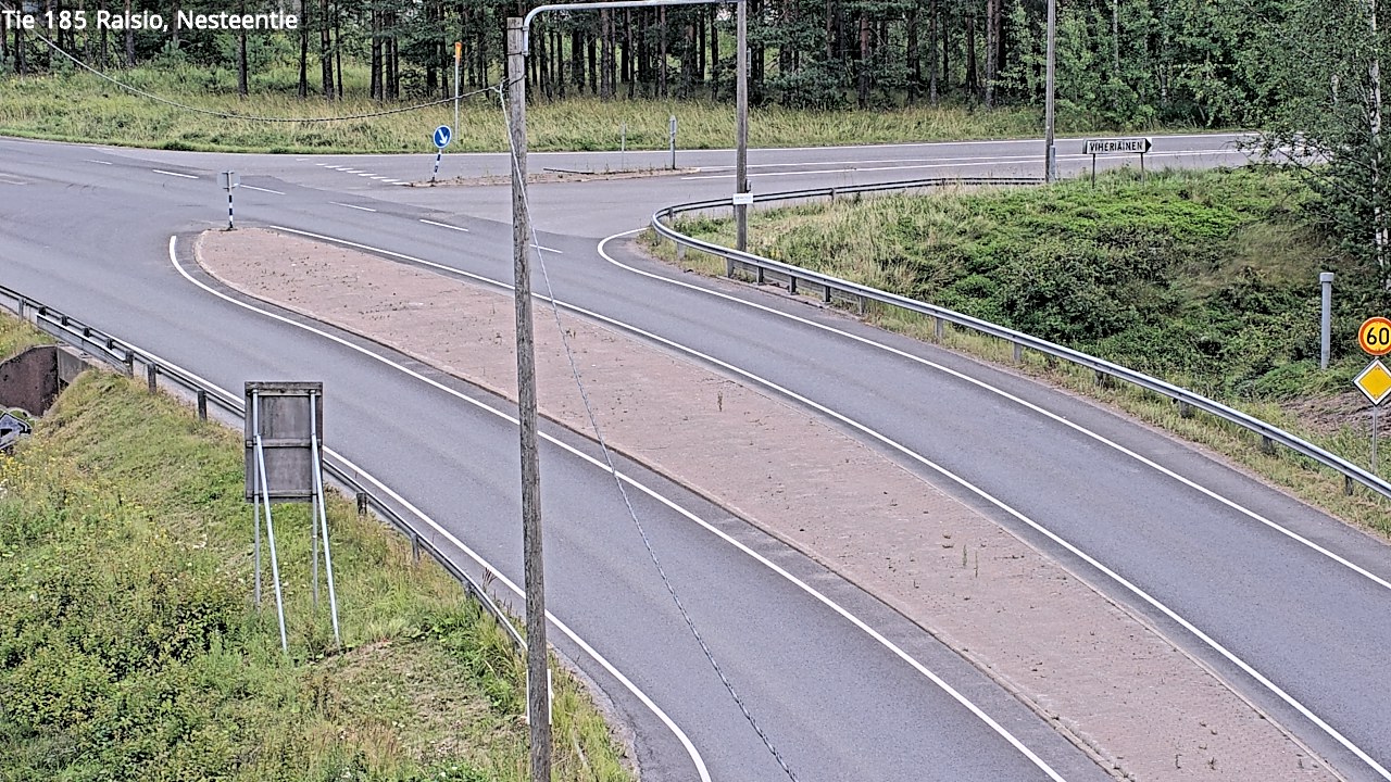 Weather Camera Image Väg 185 Raisio, Nesteentie, Raisio, Varsinais-Suomi