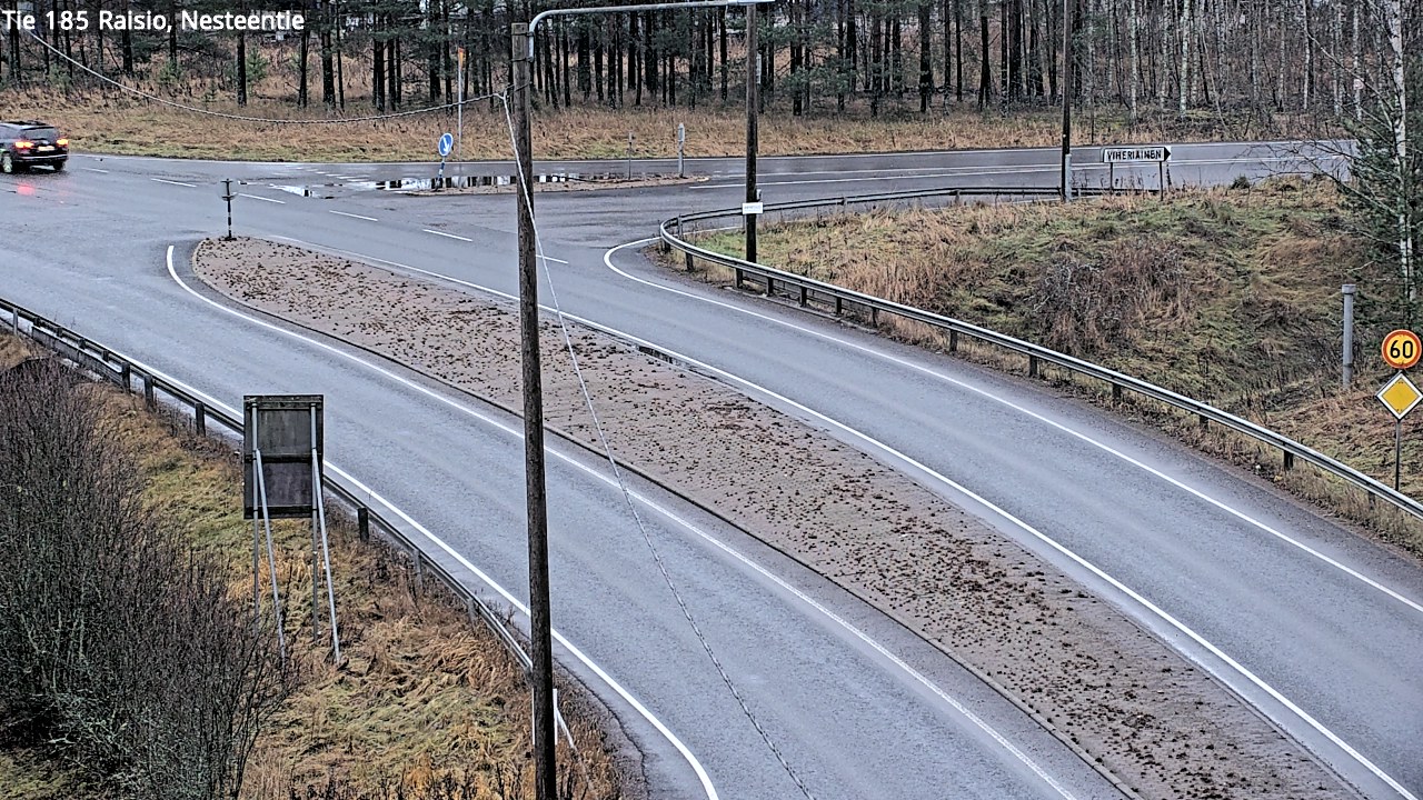 Weather Camera Image Väg 185 Raisio, Nesteentie, Raisio, Varsinais-Suomi