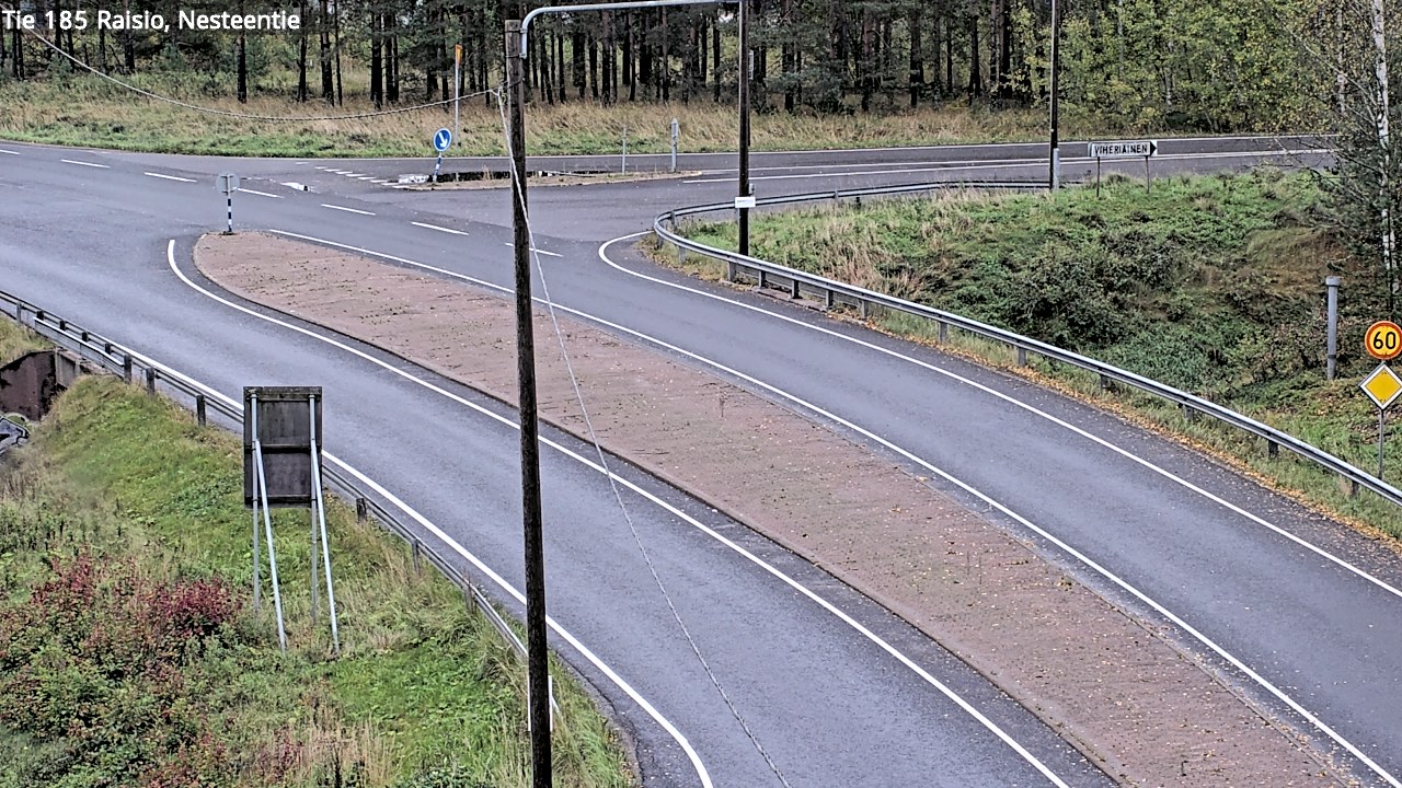 Weather Camera Image Väg 185 Raisio, Nesteentie, Raisio, Varsinais-Suomi