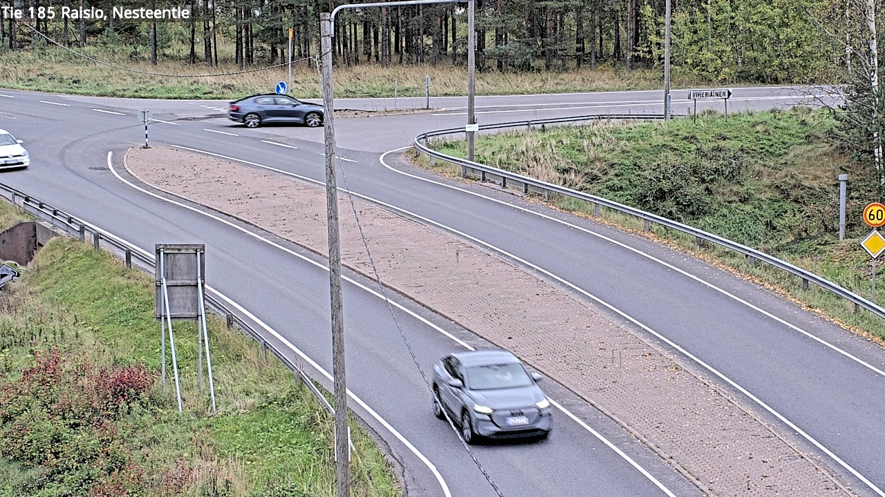 Weather Camera Image Väg 185 Raisio, Nesteentie, Raisio, Varsinais-Suomi