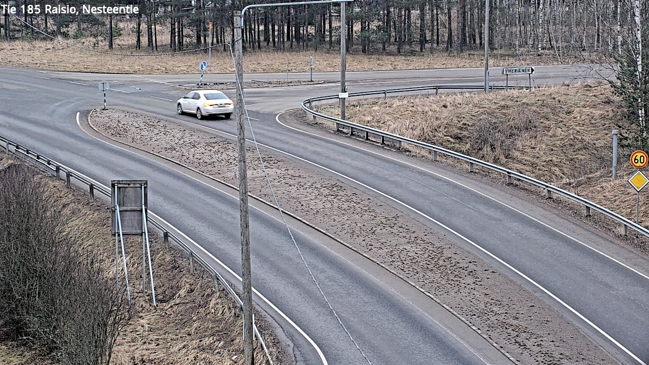 Weather Camera Image Väg 185 Raisio, Nesteentie, Raisio, Varsinais-Suomi