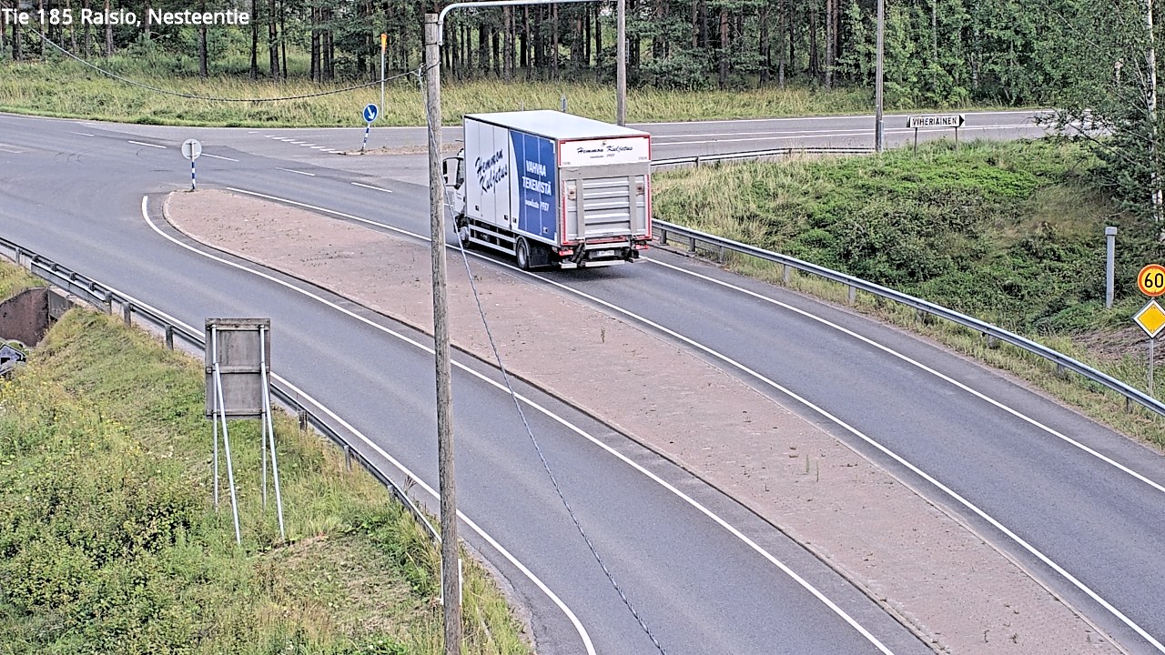 Weather Camera Image Väg 185 Raisio, Nesteentie, Raisio, Varsinais-Suomi
