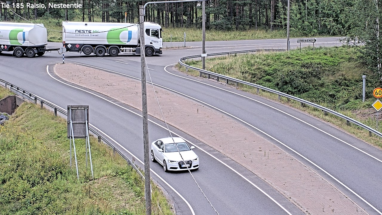 Weather Camera Image Road 185 Raisio, Nesteentie, Raisio, Varsinais-Suomi