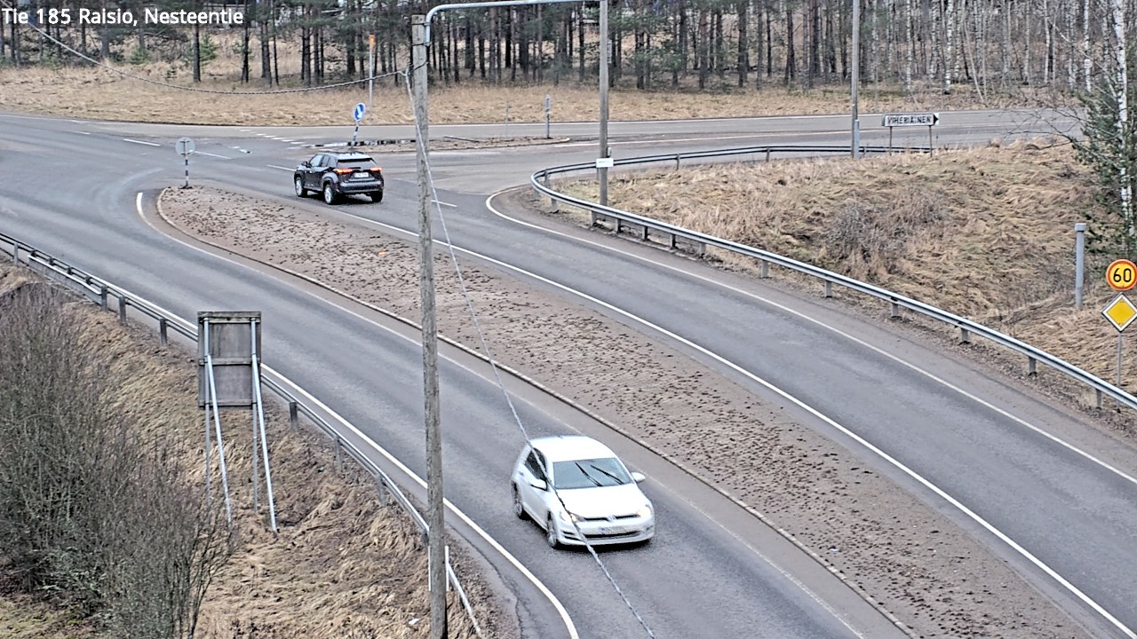 Weather Camera Image Väg 185 Raisio, Nesteentie, Raisio, Varsinais-Suomi