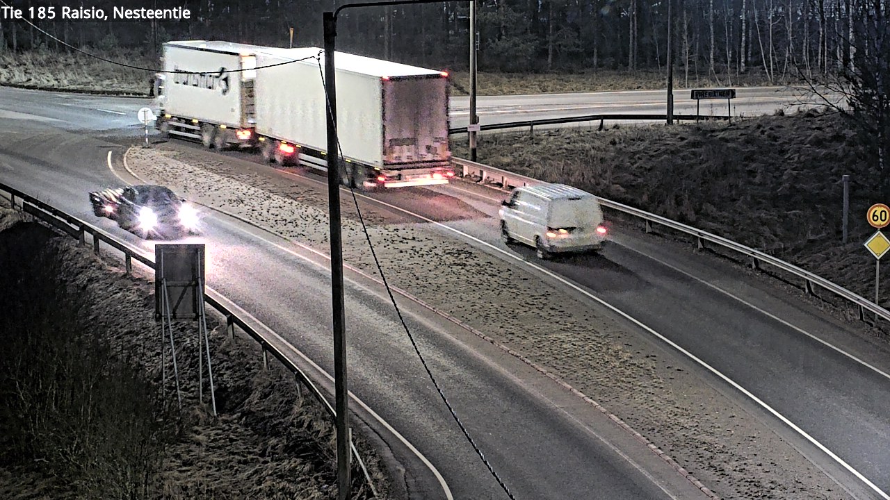 Weather Camera Image Road 185 Raisio, Nesteentie, Raisio, Varsinais-Suomi