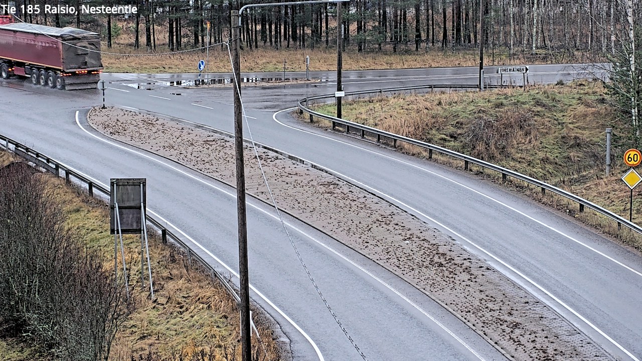 Weather Camera Image Väg 185 Raisio, Nesteentie, Raisio, Varsinais-Suomi