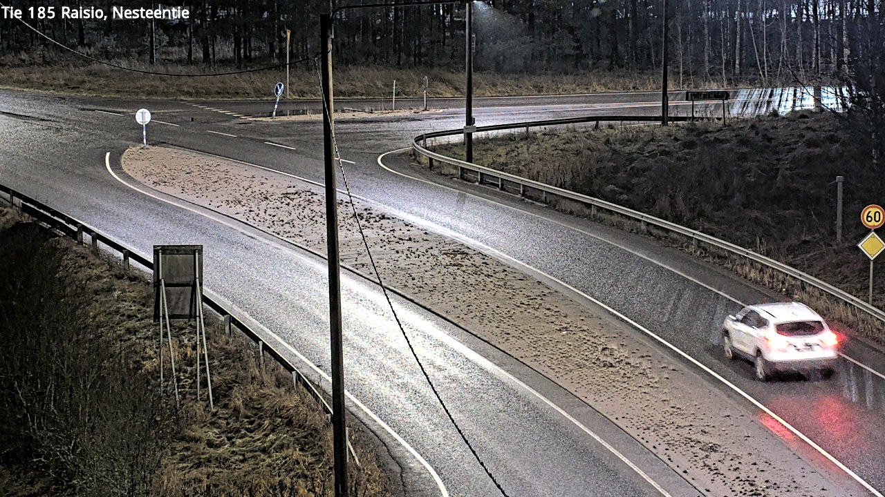 Weather Camera Image Väg 185 Raisio, Nesteentie, Raisio, Varsinais-Suomi