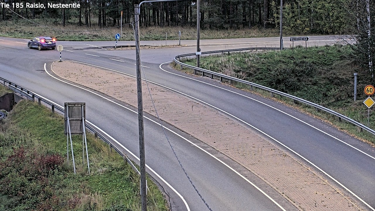 Weather Camera Image Väg 185 Raisio, Nesteentie, Raisio, Varsinais-Suomi