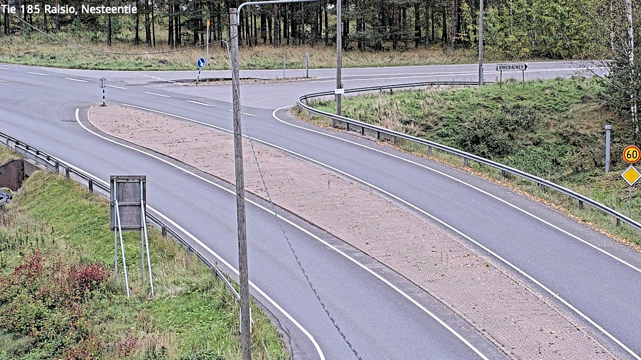 Weather Camera Image Väg 185 Raisio, Nesteentie, Raisio, Varsinais-Suomi