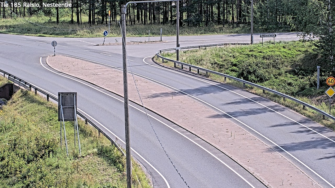 Weather Camera Image Väg 185 Raisio, Nesteentie, Raisio, Varsinais-Suomi