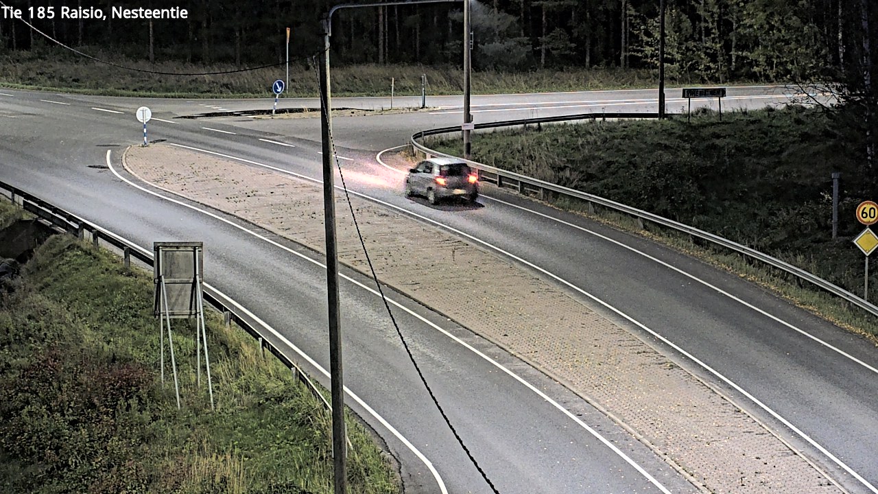 Weather Camera Image Väg 185 Raisio, Nesteentie, Raisio, Varsinais-Suomi