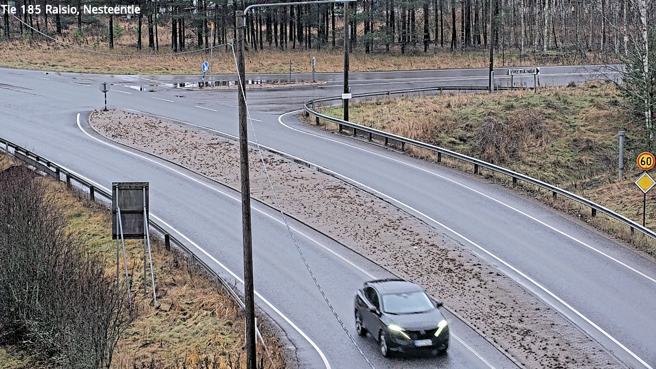 Weather Camera Image Väg 185 Raisio, Nesteentie, Raisio, Varsinais-Suomi
