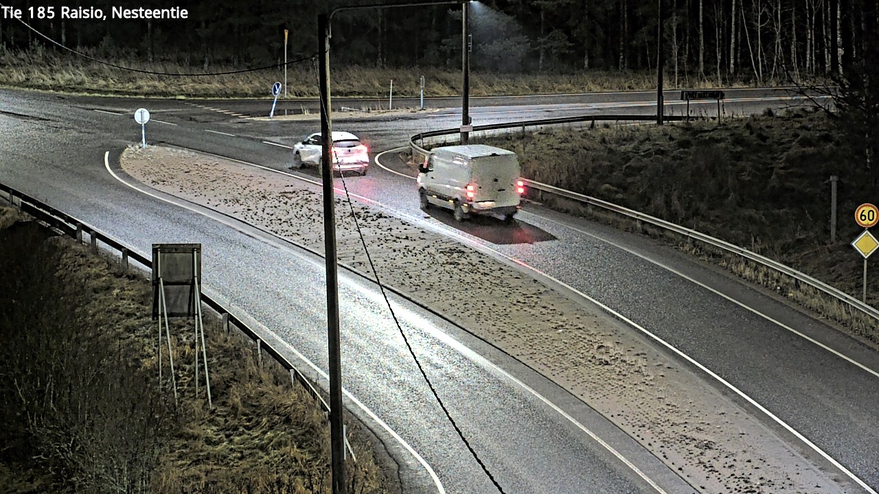Weather Camera Image Väg 185 Raisio, Nesteentie, Raisio, Varsinais-Suomi