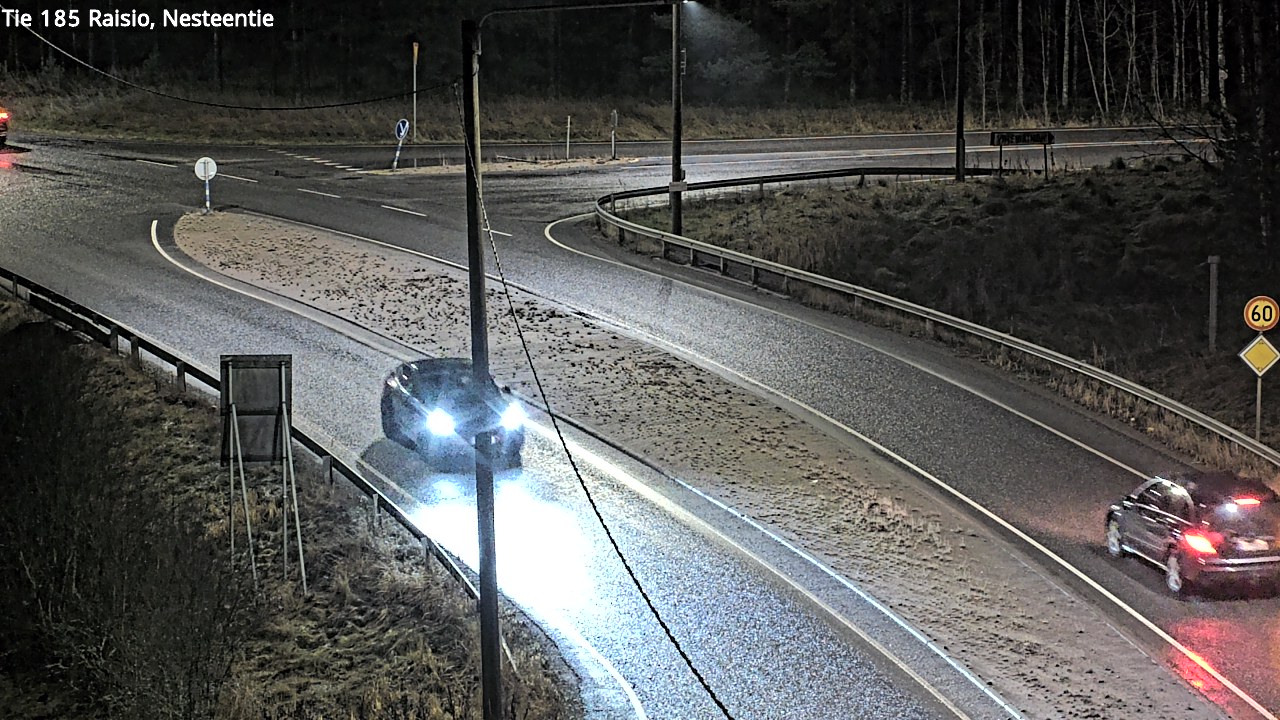 Weather Camera Image Väg 185 Raisio, Nesteentie, Raisio, Varsinais-Suomi