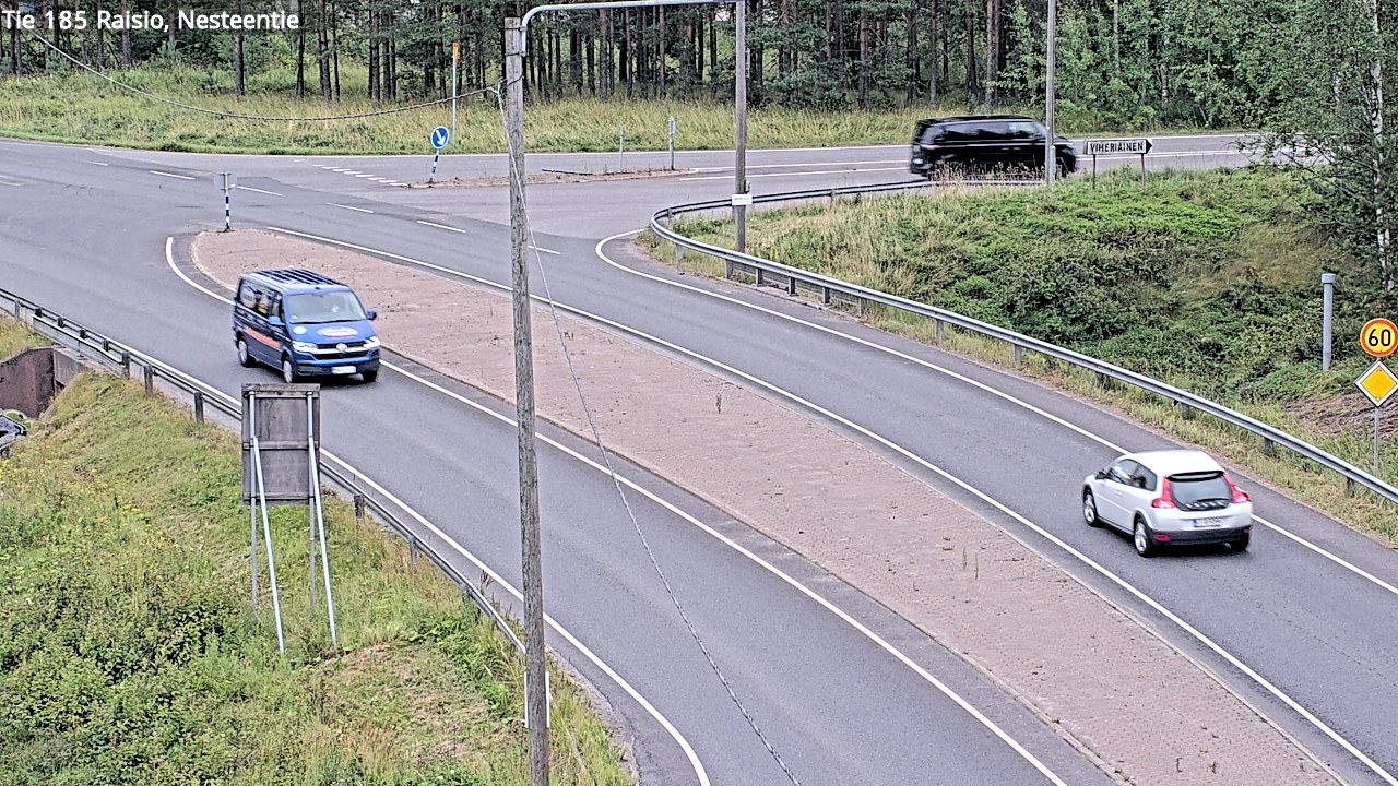 Weather Camera Image Väg 185 Raisio, Nesteentie, Raisio, Varsinais-Suomi