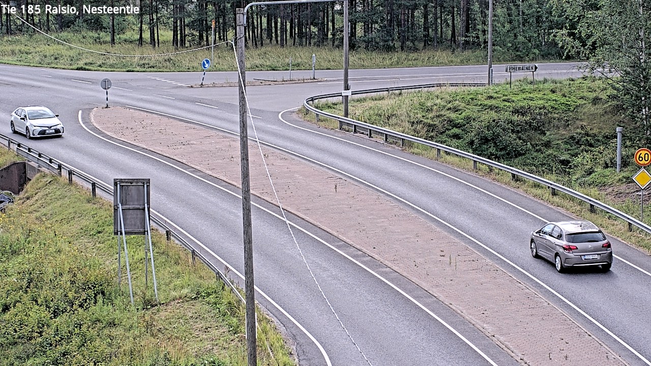 Weather Camera Image Road 185 Raisio, Nesteentie, Raisio, Varsinais-Suomi