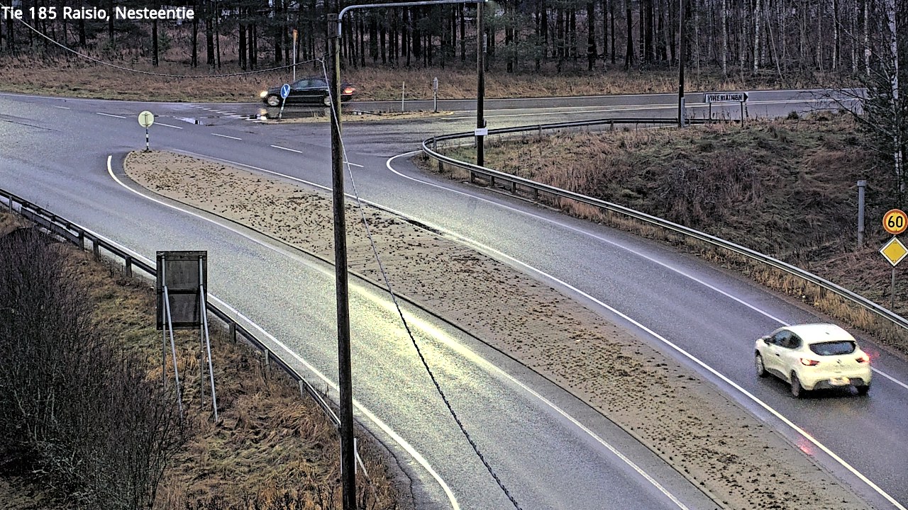 Weather Camera Image Väg 185 Raisio, Nesteentie, Raisio, Varsinais-Suomi