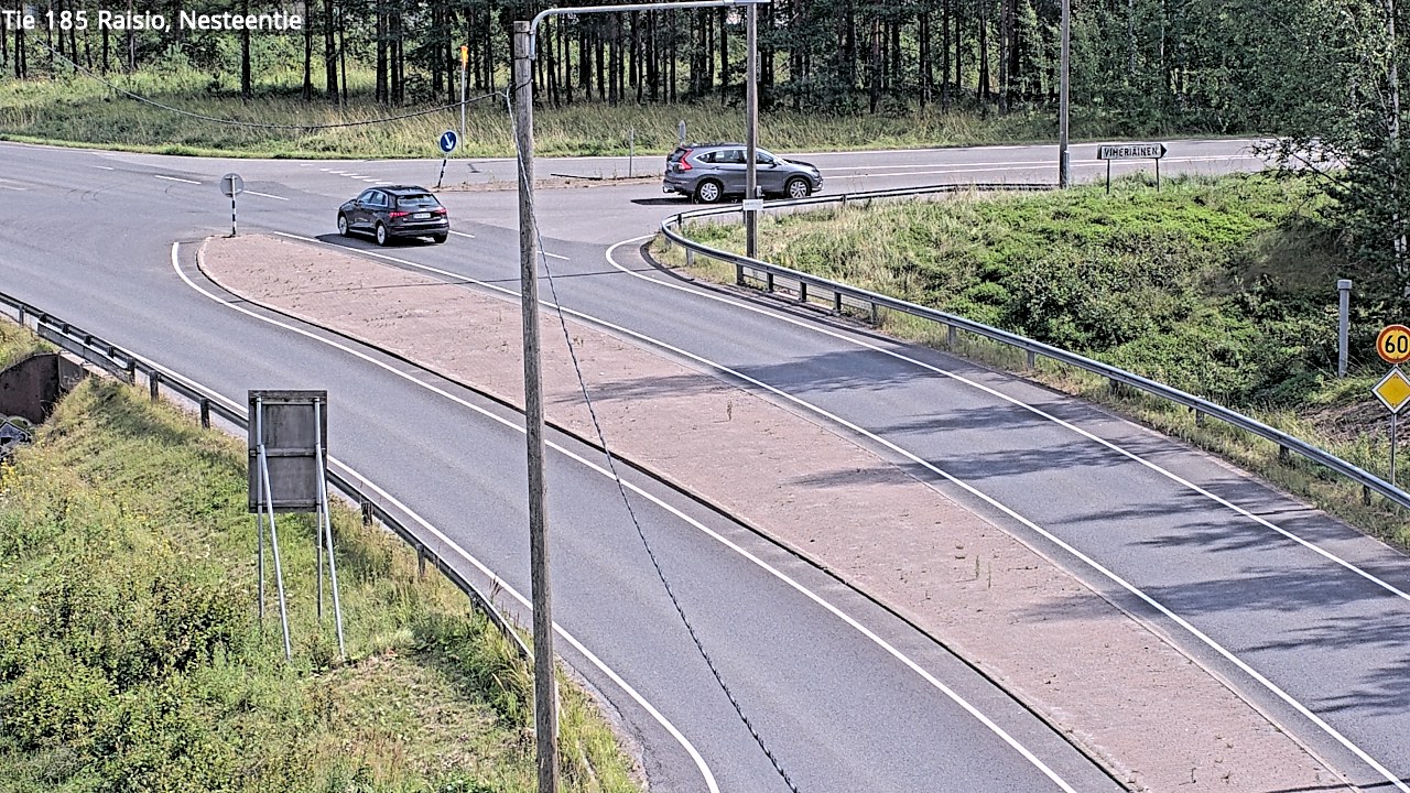 Weather Camera Image Väg 185 Raisio, Nesteentie, Raisio, Varsinais-Suomi