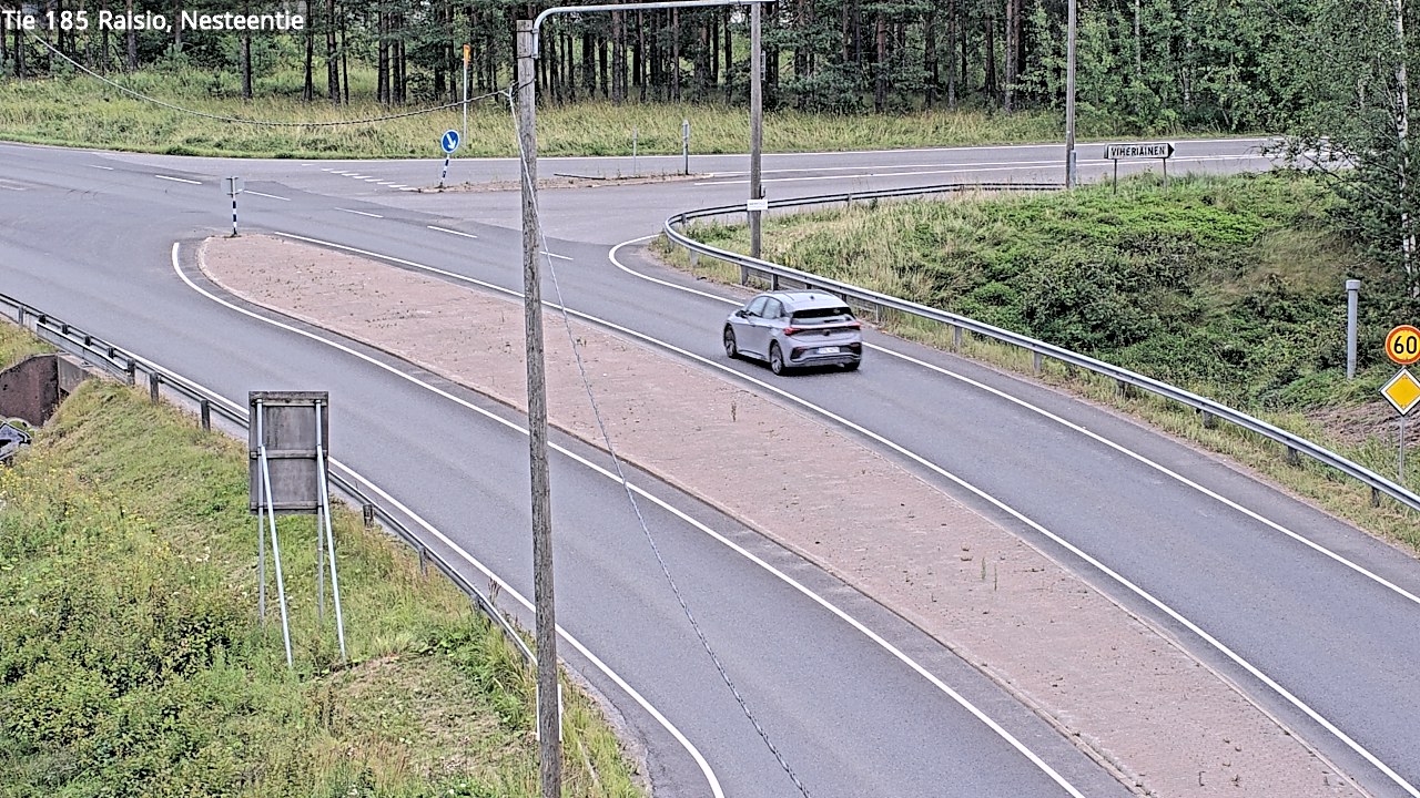 Weather Camera Image Väg 185 Raisio, Nesteentie, Raisio, Varsinais-Suomi