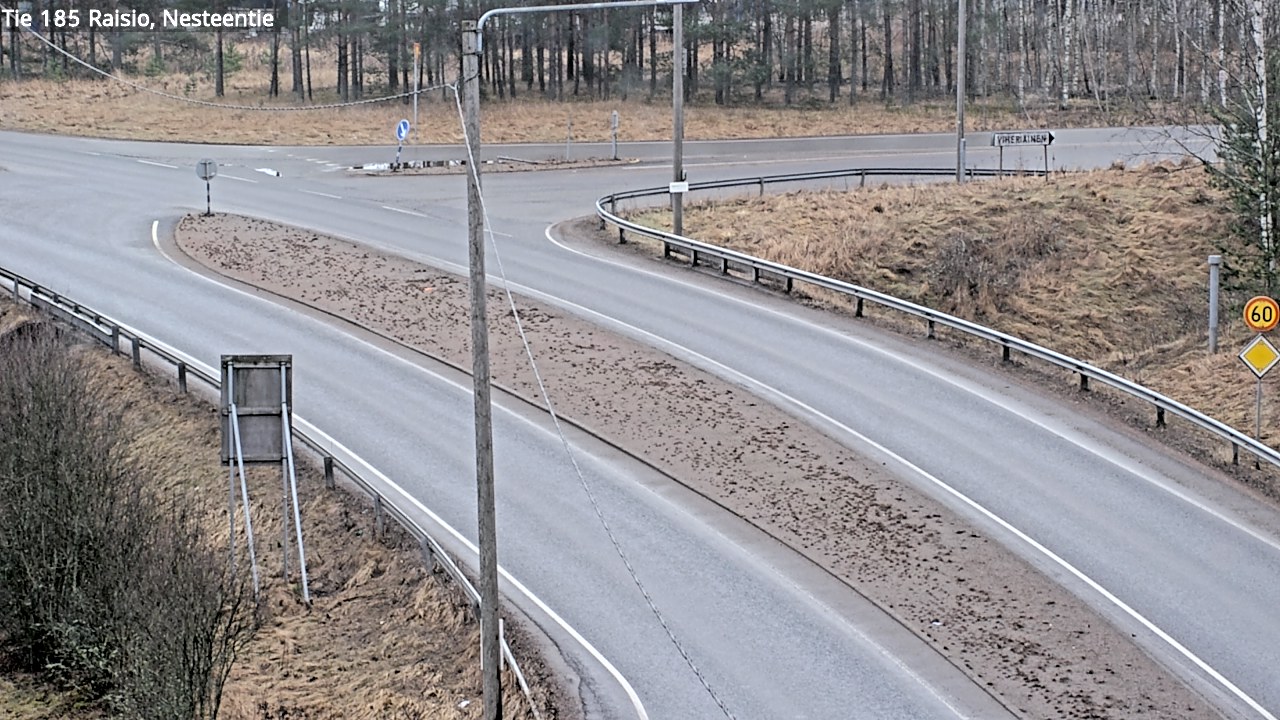 Weather Camera Image Väg 185 Raisio, Nesteentie, Raisio, Varsinais-Suomi