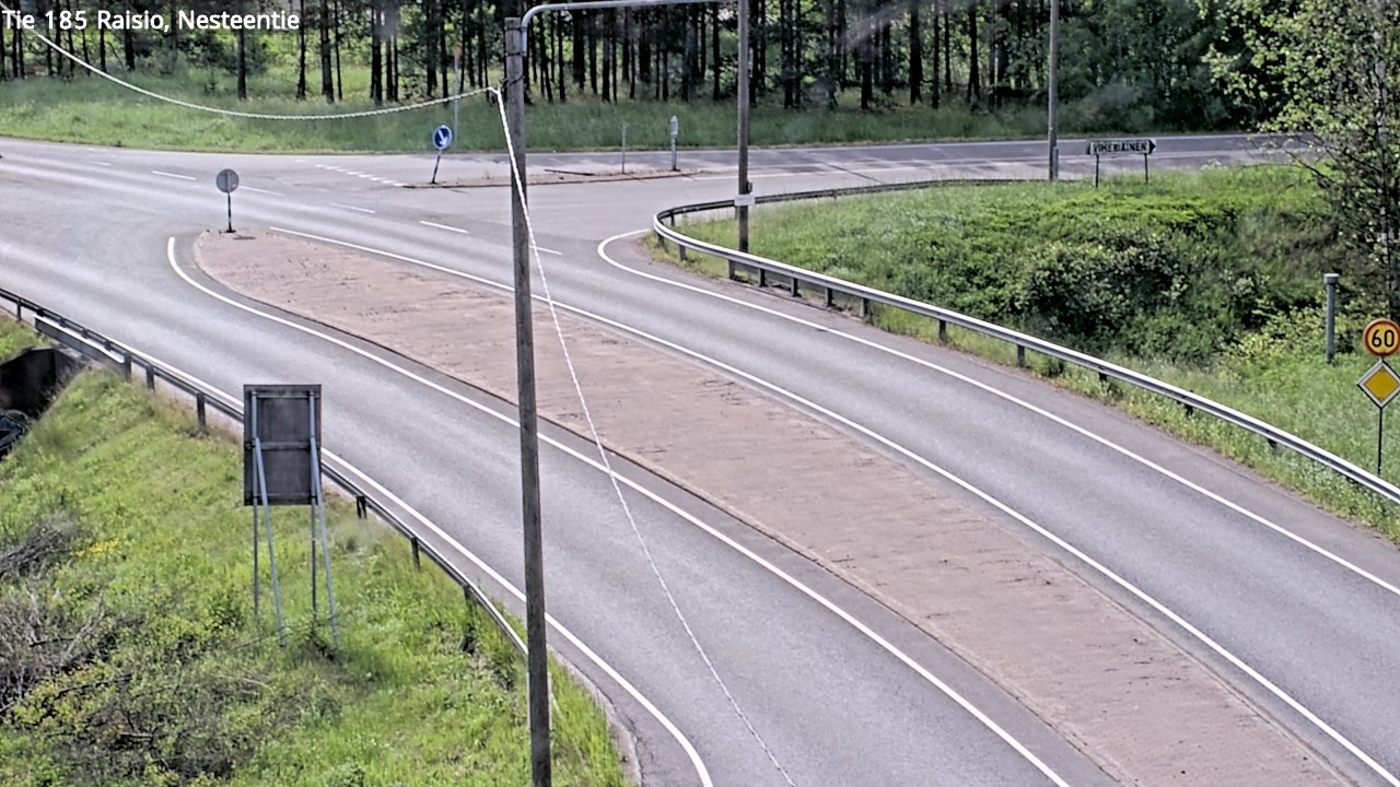 Weather Camera Image Väg 185 Raisio, Nesteentie, Raisio, Varsinais-Suomi