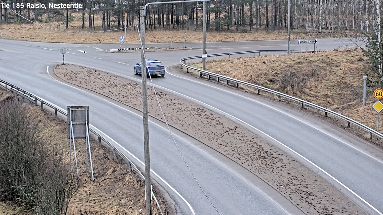 Weather Camera Image Väg 185 Raisio, Nesteentie, Raisio, Varsinais-Suomi