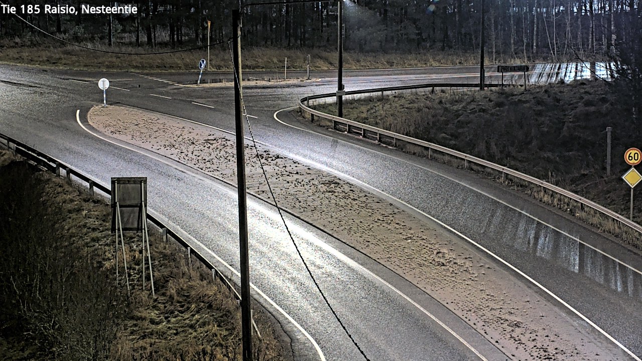 Weather Camera Image Väg 185 Raisio, Nesteentie, Raisio, Varsinais-Suomi