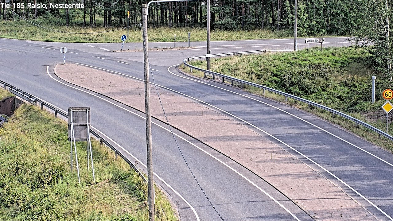 Weather Camera Image Väg 185 Raisio, Nesteentie, Raisio, Varsinais-Suomi
