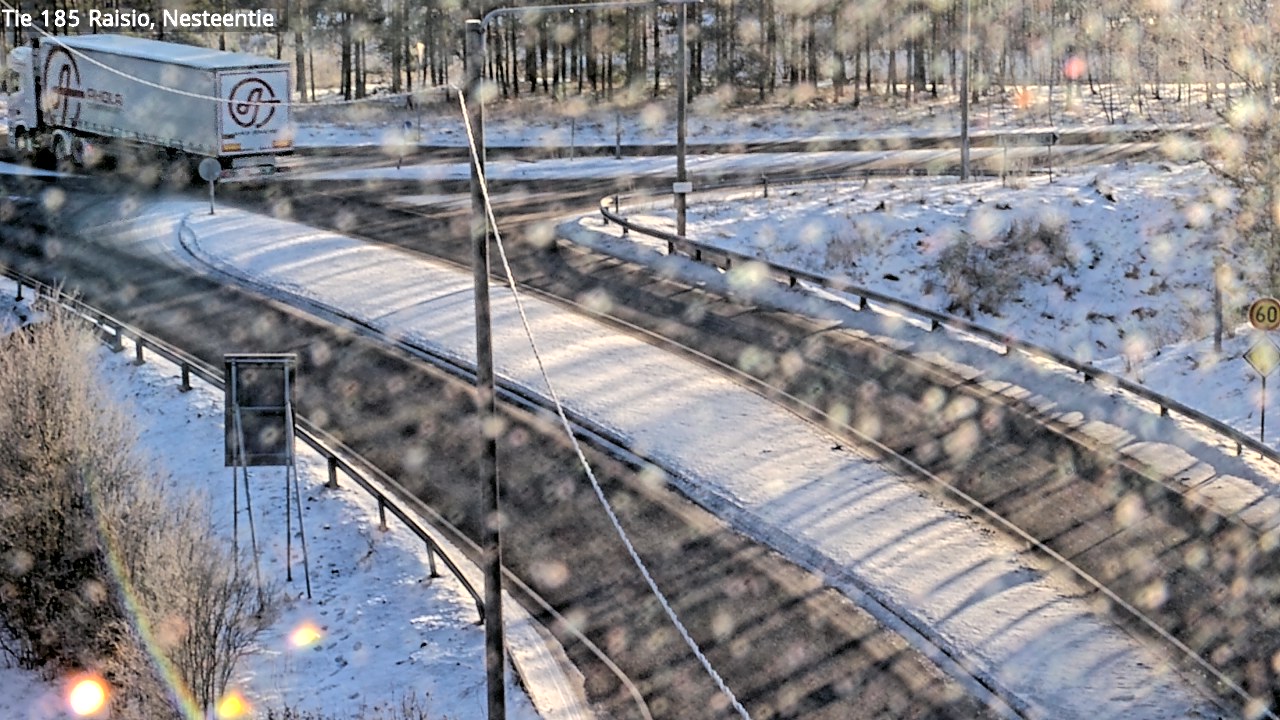 Weather Camera Image Road 185 Raisio, Nesteentie, Raisio, Varsinais-Suomi
