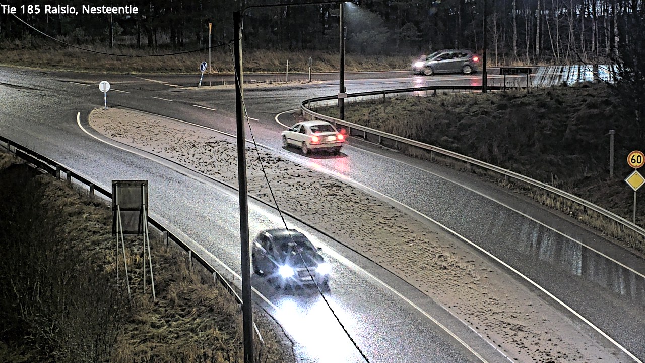 Weather Camera Image Väg 185 Raisio, Nesteentie, Raisio, Varsinais-Suomi